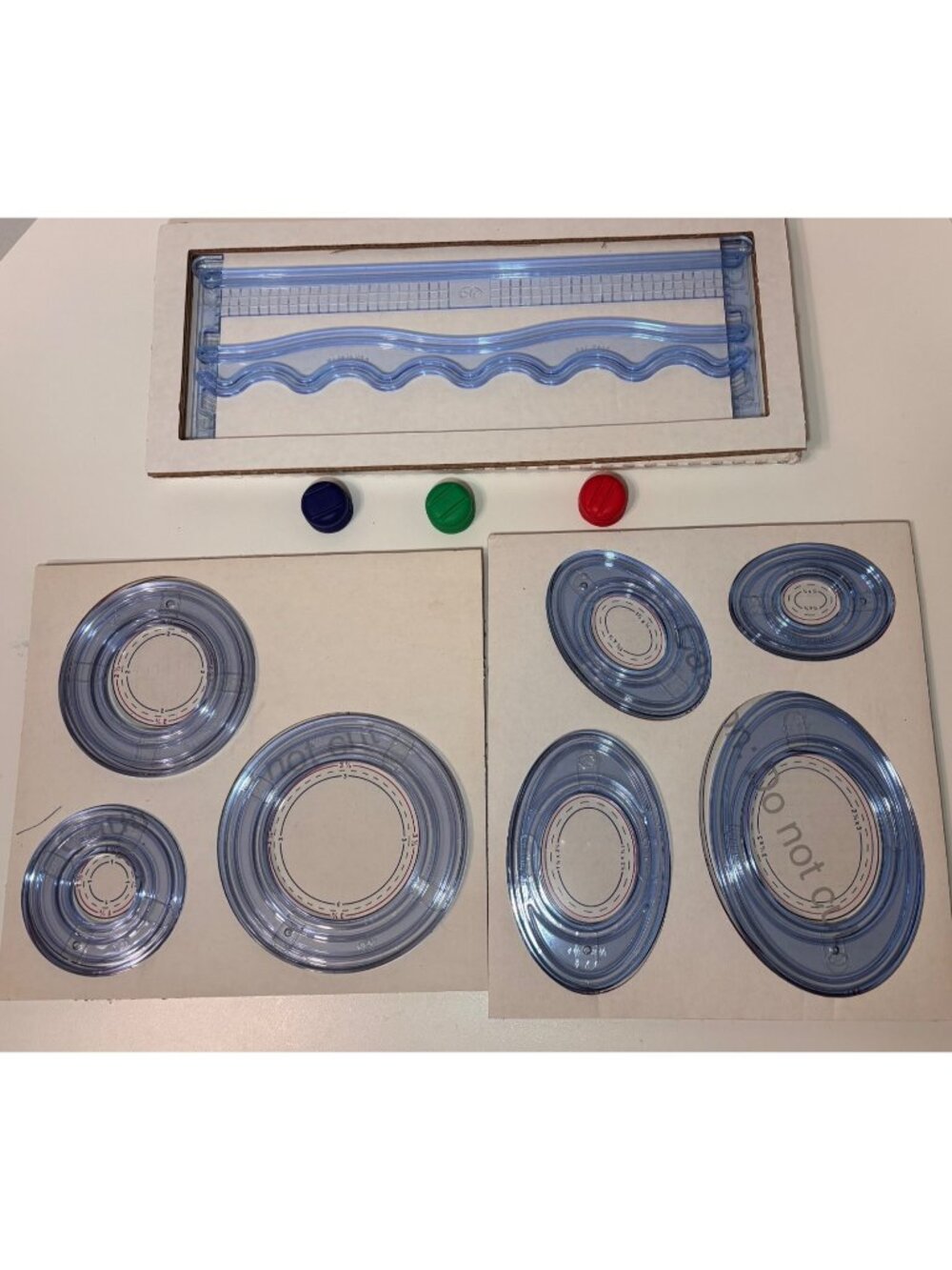 Creative Memories Cutting System Lot Ovals Circles 12-inch Blades